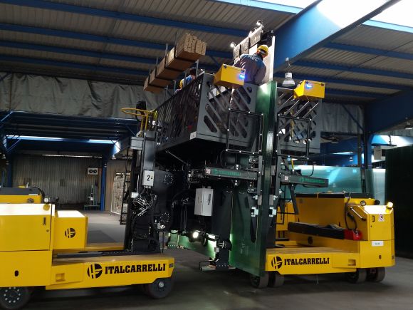 heavy duty side loader machines