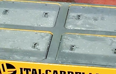 Batterie del pianale AGV per movimentazione automatica di pallet e carichi industriali