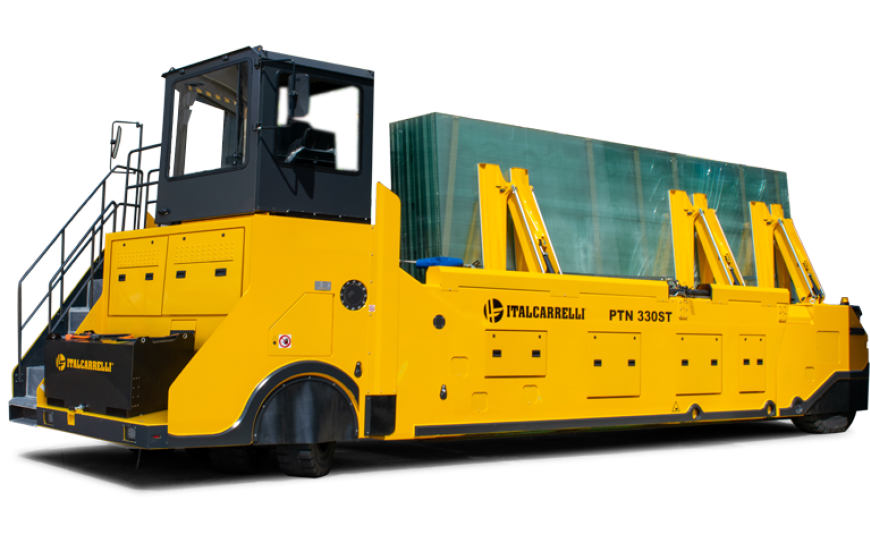 Extrajumbo glass transporter